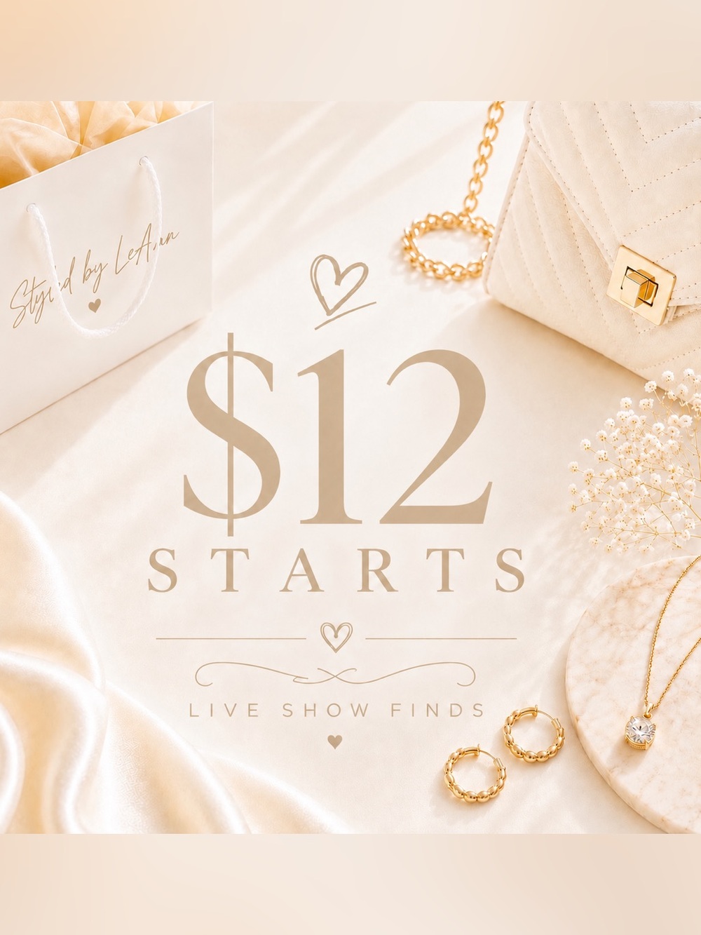 ✨ $12 Starts | Live Show Finds
